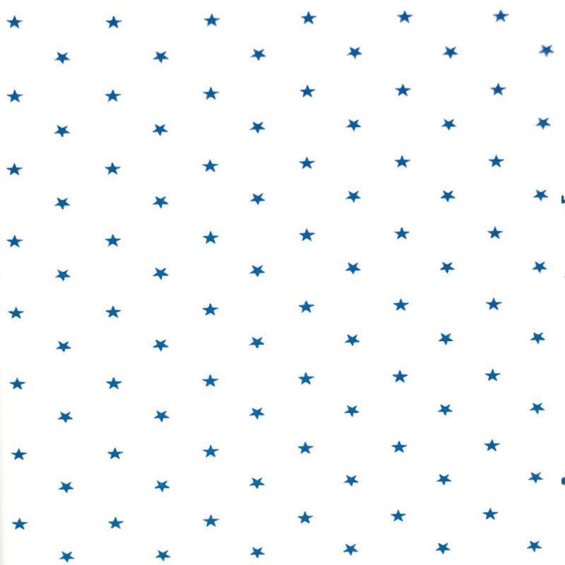 jersey - denim Mini Stars sur blanc jersey - denim Mini Stars sur blanc