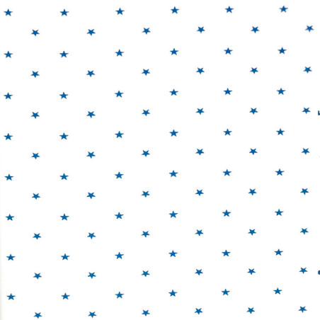 Jersey - Mini Stars denim on white