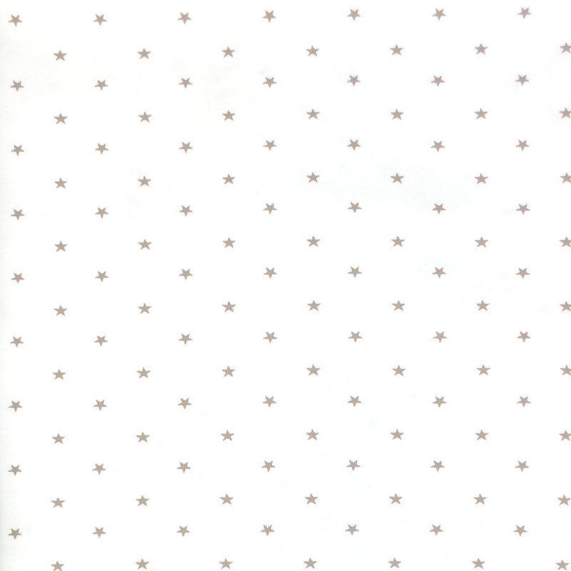 jersey - Mini Stars sable sur blanc jersey - Mini Stars sable sur blanc