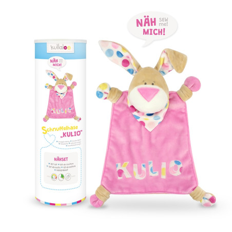 Kullaloo material set comforter bunny "Kulio" pink-beige