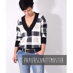 Leni pepunkt - women's 123 V-neck sweater