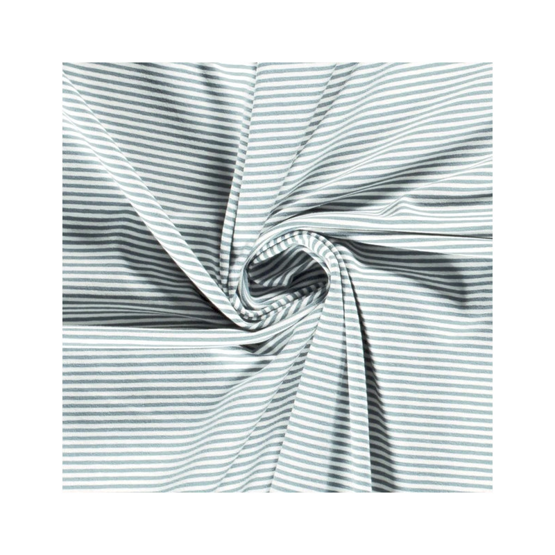 Jersey - striped mint / white Jersey - striped mint / white