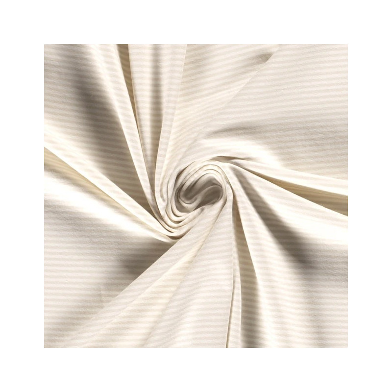 Jersey - striped nude / white Jersey - striped nude / white