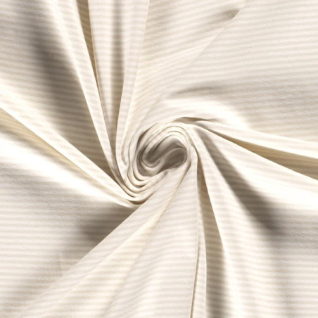 jersey - rayé nude / blanc