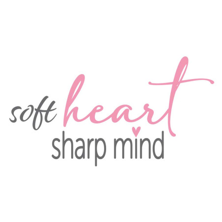 Bügelbilder - Mrs Mint Design - Soft heart, sharp mind