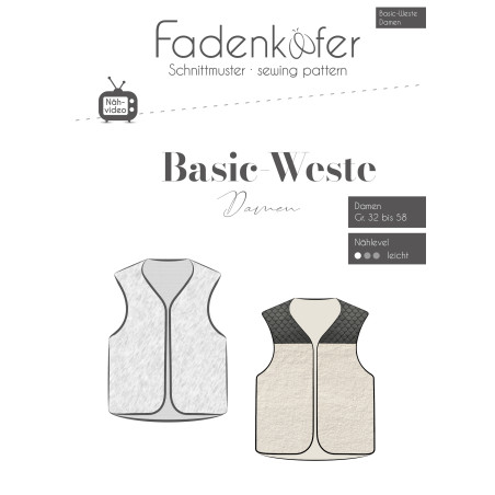 Fadenkäfer - Basic Vest Women's