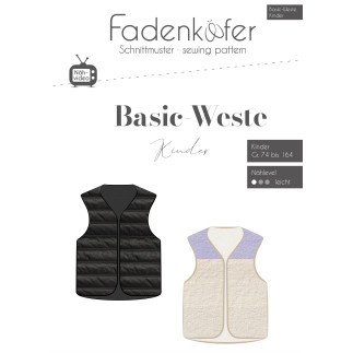 Fadenkäfer - Basic-Weste Kinder