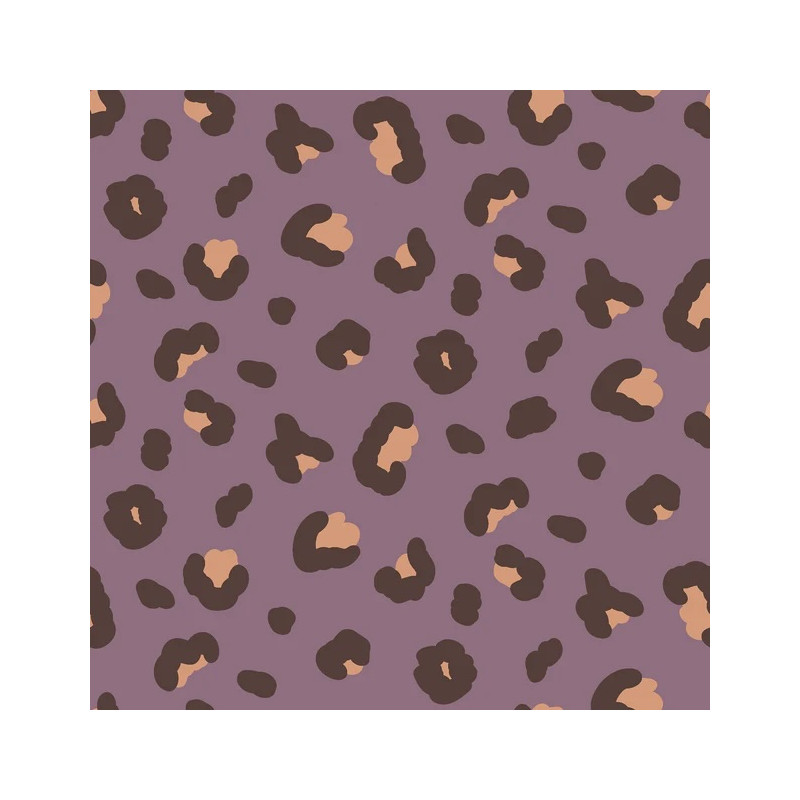 French Terry - Mini Leo mauve French Terry - Mini Leo mauve