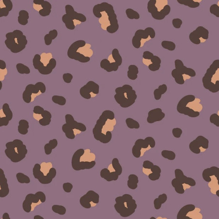 French Terry - Mini Leo mauve