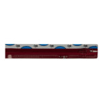 Jacket zipper Opti - dark red (750) Jacket zipper Opti - dark red (750)