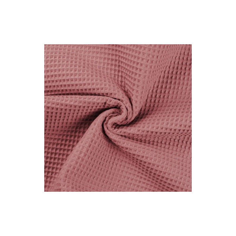 Waffle pique - old pink Waffle pique - old pink