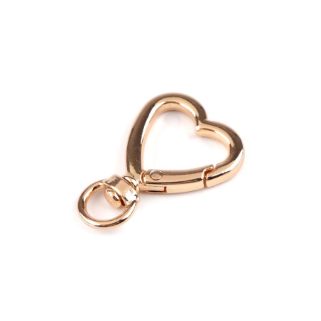 copy of Silver heart-shaped carabiner