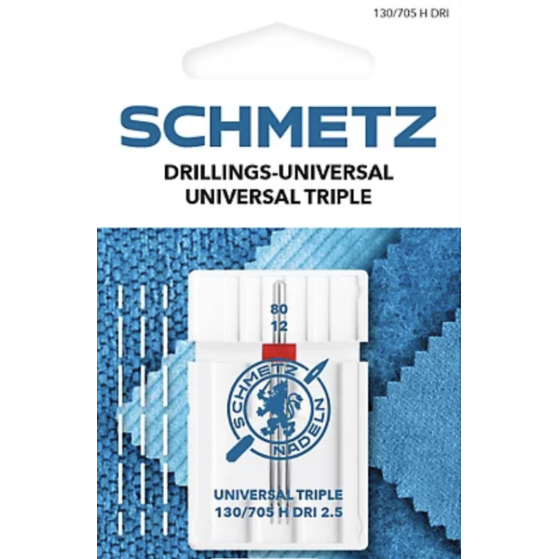 Schmetz Universal Triple Needles 2.5/80 Schmetz Universal Triple Needles 2.5/80