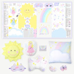 Kullaloo - Cut & Sew Einhorn MAGIC WORLD Kullaloo - Cut & Sew Einhorn MAGIC WORLD