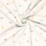 double gauze - Dinos offwhite