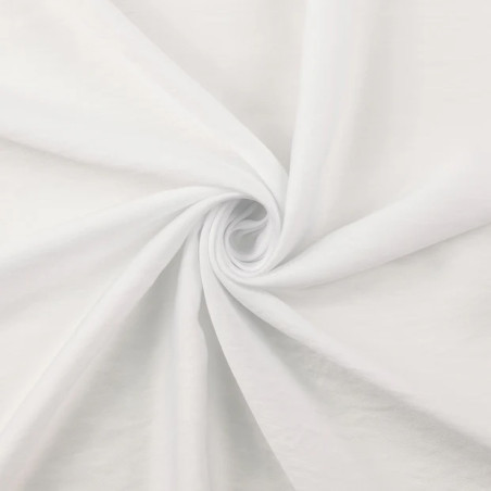 Reste - popeline viscose - blanc uni 60 cm