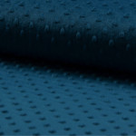 minky - embossed dots petrol