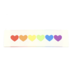 Woven Label - Hearts ecru Woven Label - Hearts ecru