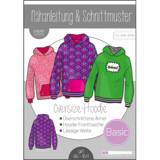 Ki-Ba-Doo Basic Oversize Hoodie Kids