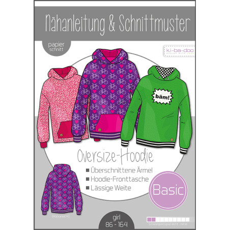 Ki-Ba-Doo Basic Oversize Hoodie Kids