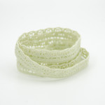 Crochet lace 10mm pastel green 291 (k)