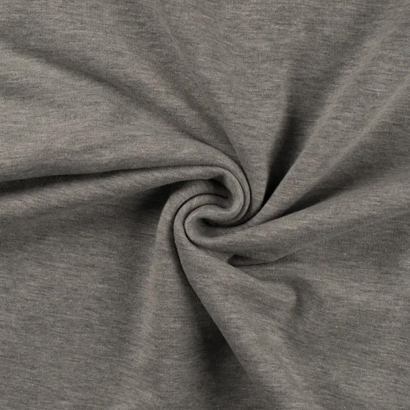 Sweat - melange hellgrau (qt651)