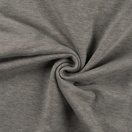 sweat - gris clair chiné (qt651)