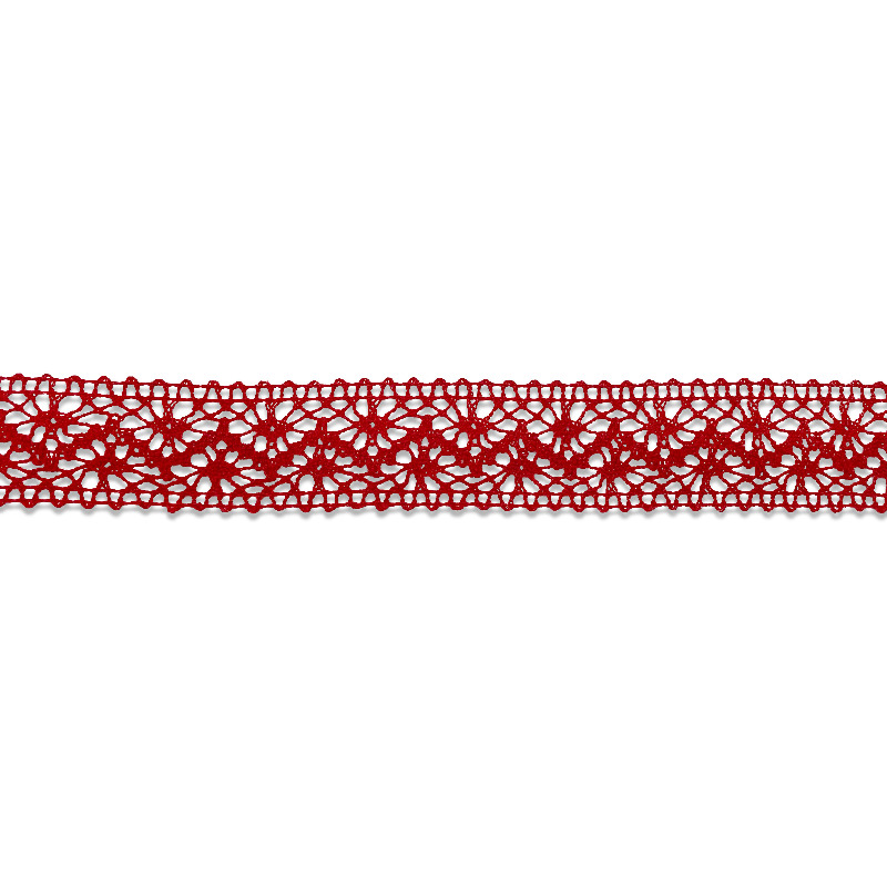 Lace 25mm red 20 (k)