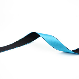 Satinband Bicolor 16mm turquoise 235 (k)