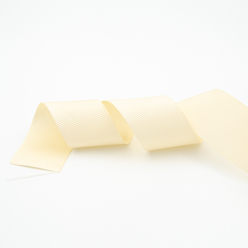 Grosgrain ribbon - 25mm, cream 612