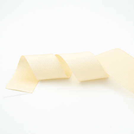Ripsband - 25 mm, crème 612