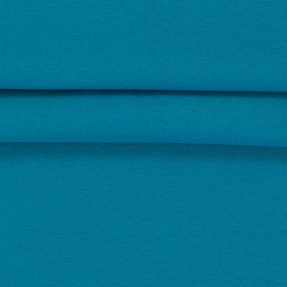 Bio-Bündchen glatt aqua