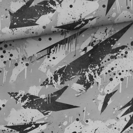 french terry - Street Rebels grau