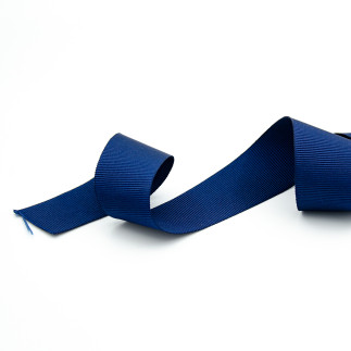 Ripsband - 25mm, navy 590