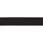satin de satin noir 25 mm (qt)