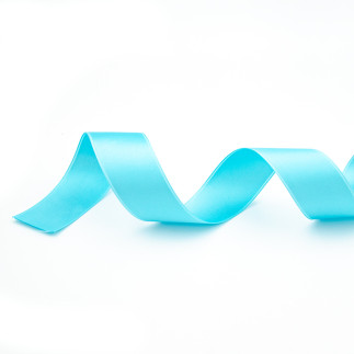 Satinband 25mm aquamarine 70