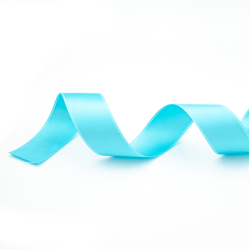satin ribbon 25mm aquamarine 70