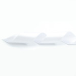 satin satin 25 mm blanc 401