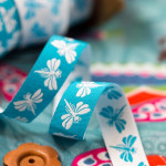 Woven ribbon - Maribell cyan