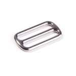 Belt adjuster 25mm silver
