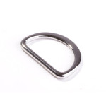 D-Ring 25mm flat silver