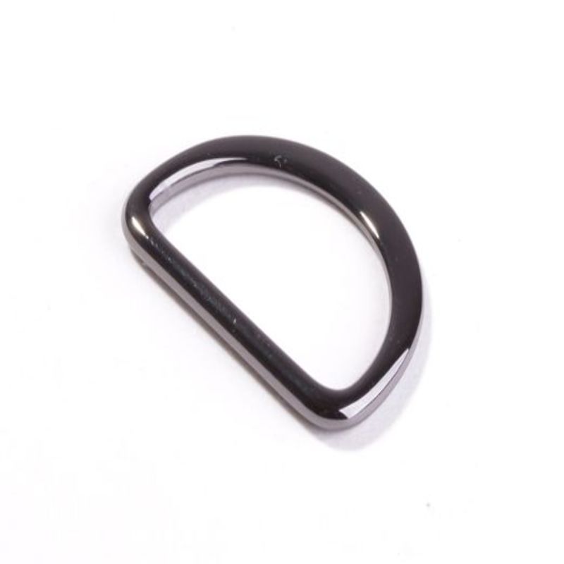 D-Ring 25mm flat gunmetal