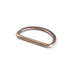 D-Ring 25mm flat brass