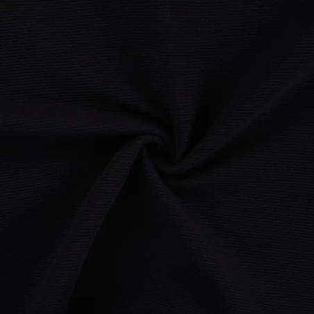 Ottoman jersey - black