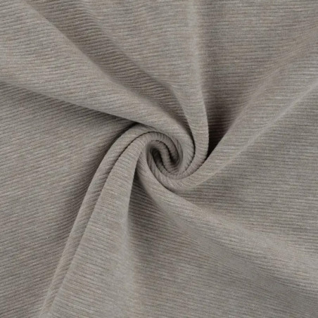 Jersey ottoman - mélange beige