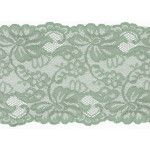 Elastische Spitze Blumen 150mm mint (qt)