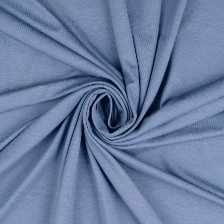 Viscosejersey - Uni rauchblau (h5028)