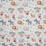 Jersey - Jungle Animals light beige Jersey - Jungle Animals light beige
