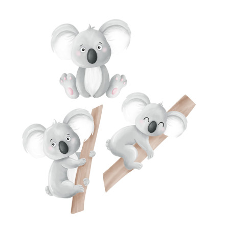 Bügelbilder - Mrs Mint Design - Koala Set