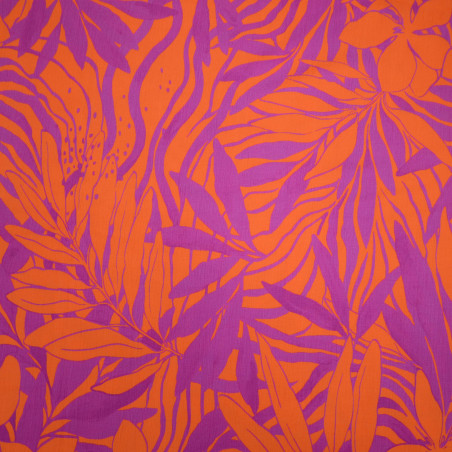 Viscose - Hilco Webware New Wave fuchsia / orange
